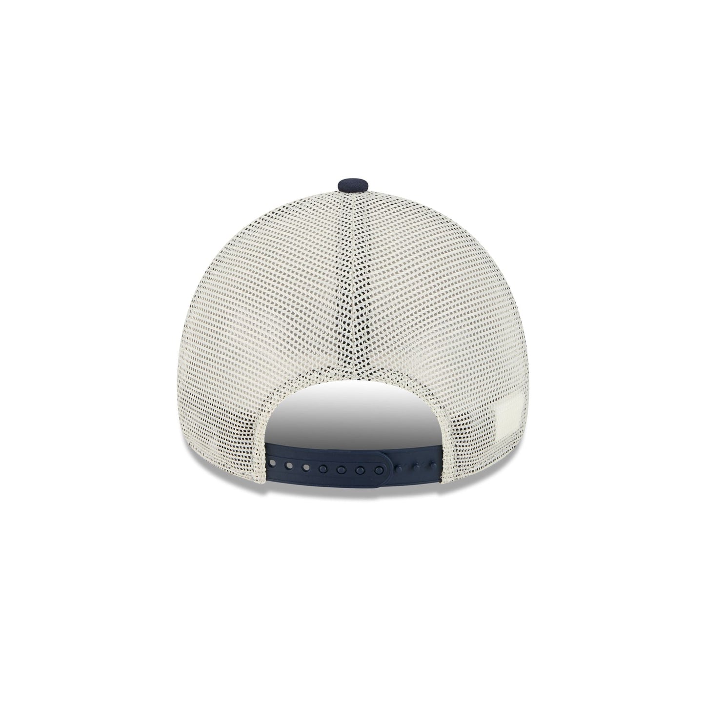 New York Knicks Navy Purple 9FORTY A-Frame Trucker Hat