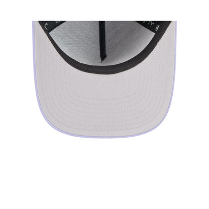 Milwaukee Bucks Navy Lavender 9FIFTY A-Frame Snapback Hat