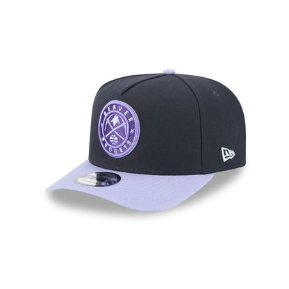 Denver Nuggets Navy Lavender 9FIFTY A-Frame Snapback Hat