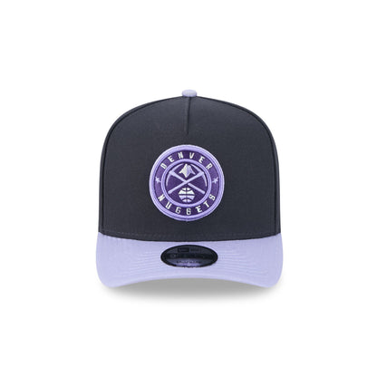 Denver Nuggets Navy Lavender 9FIFTY A-Frame Snapback Hat
