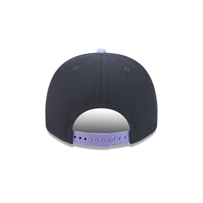 Denver Nuggets Navy Lavender 9FIFTY A-Frame Snapback Hat