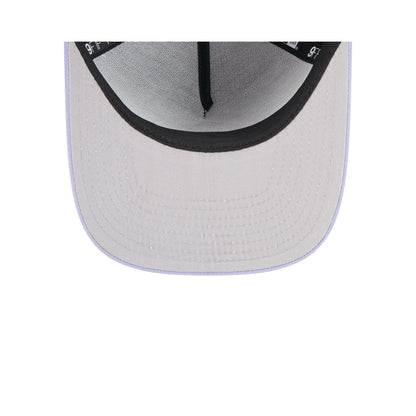 Dallas Mavericks Navy Lavender 9FIFTY A-Frame Snapback Hat