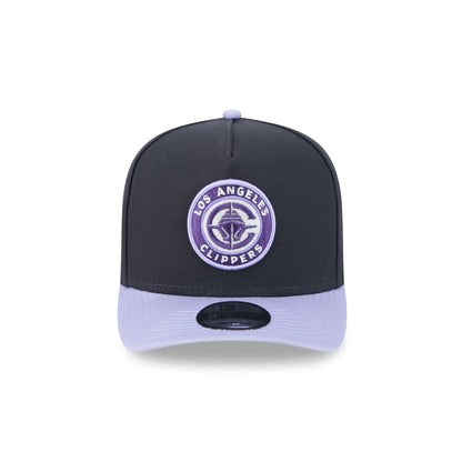 Los Angeles Clippers Navy Lavender 9FIFTY A-Frame Snapback Hat