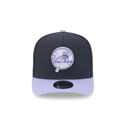 New York Yankees Navy Lavender 9FIFTY A-Frame Snapback Hat