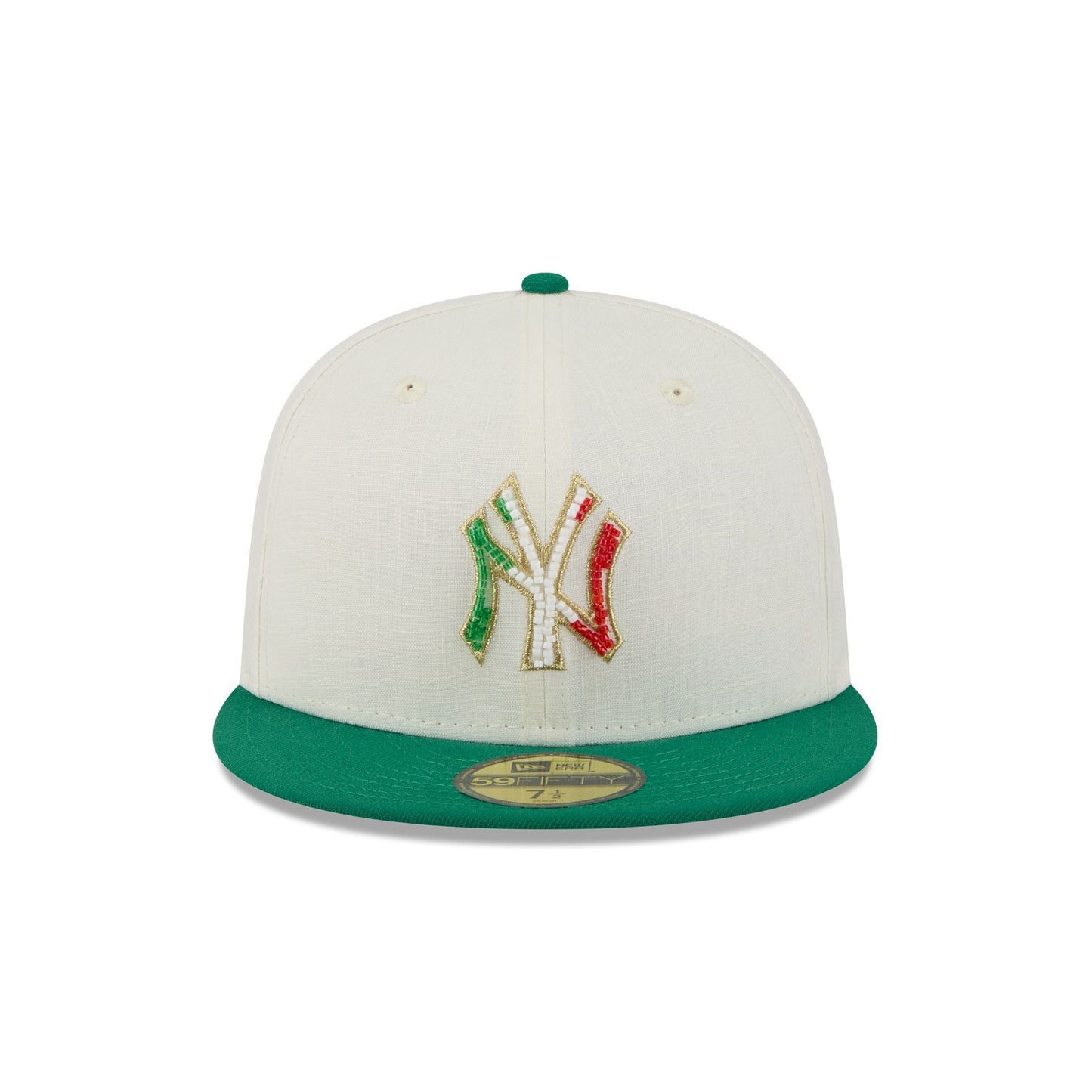 New York Yankees Beaded Linen 59FIFTY Fitted Hat