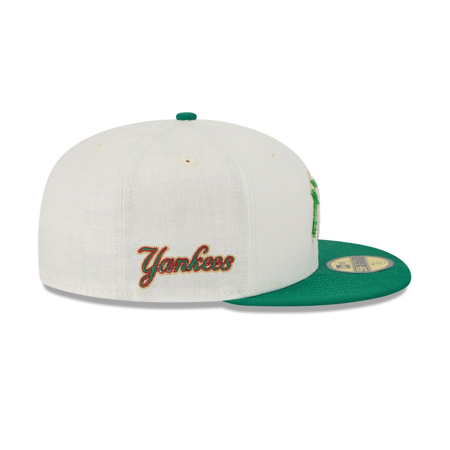 New York Yankees Beaded Linen 59FIFTY Fitted Hat