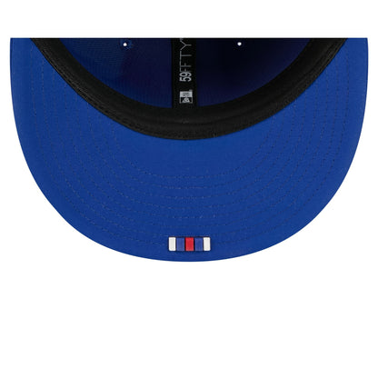 New York Giants 2025 Sideline Hot Weather 59FIFTY Fitted Hat