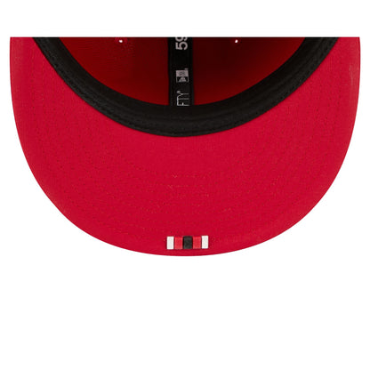 San Francisco 49ers 2025 Sideline Hot Weather 59FIFTY Fitted Hat