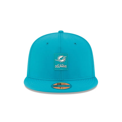 Miami Dolphins 2025 Sideline Hot Weather 59FIFTY Fitted Hat