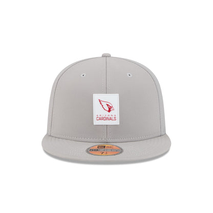 Arizona Cardinals 2025 Sideline Hot Weather Gray 59FIFTY Fitted Hat