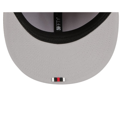 Atlanta Falcons 2025 Sideline Hot Weather Gray 59FIFTY Fitted Hat