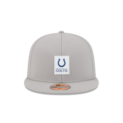 Indianapolis Colts 2025 Sideline Hot Weather Gray 59FIFTY Fitted Hat