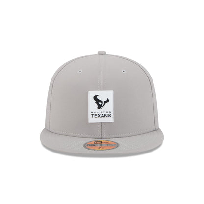 Houston Texans 2025 Sideline Hot Weather Gray 59FIFTY Fitted Hat