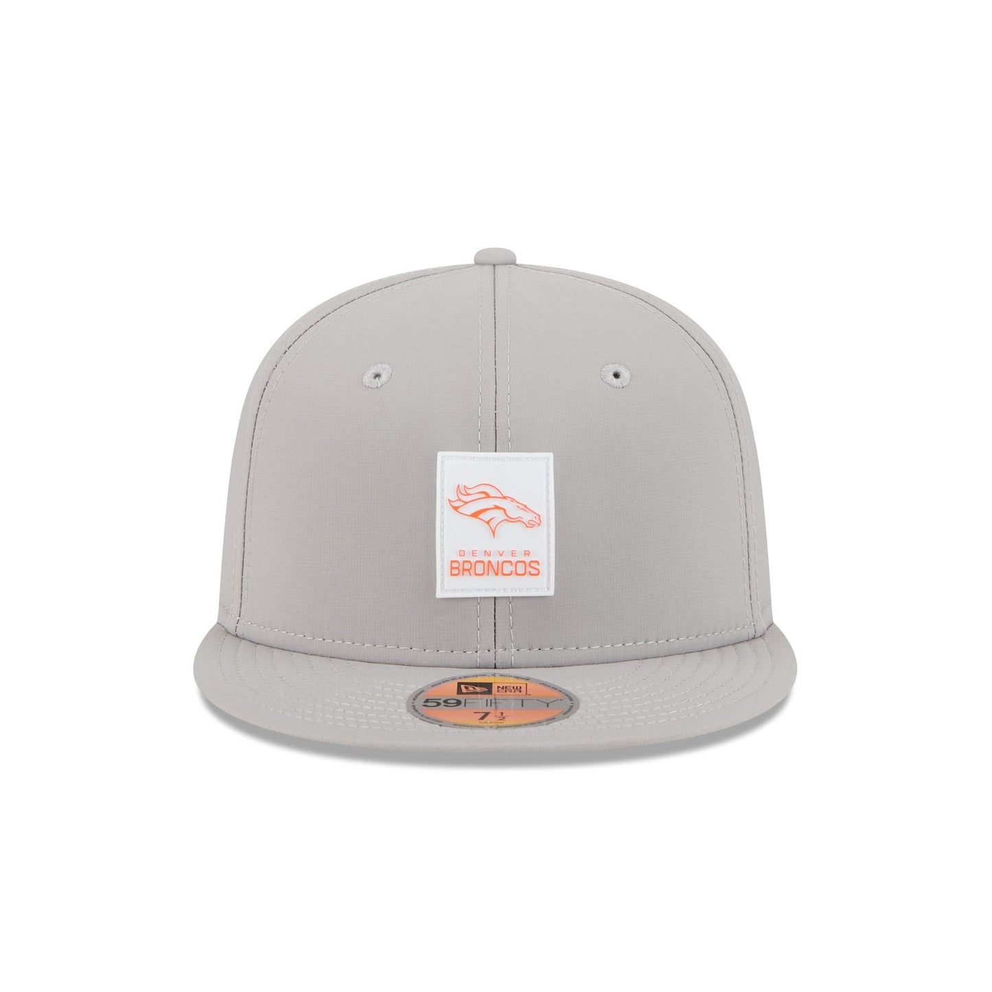 Denver Broncos 2025 Sideline Hot Weather Gray 59FIFTY Fitted Hat