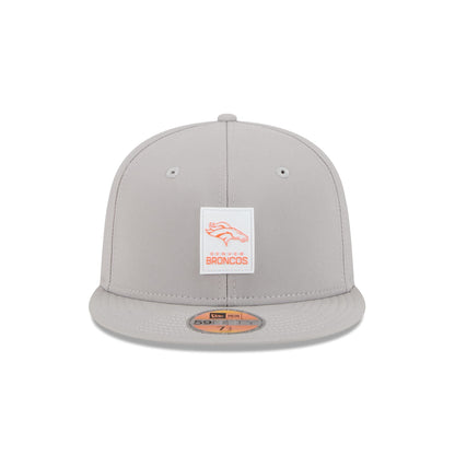 Denver Broncos 2025 Sideline Hot Weather Gray 59FIFTY Fitted Hat