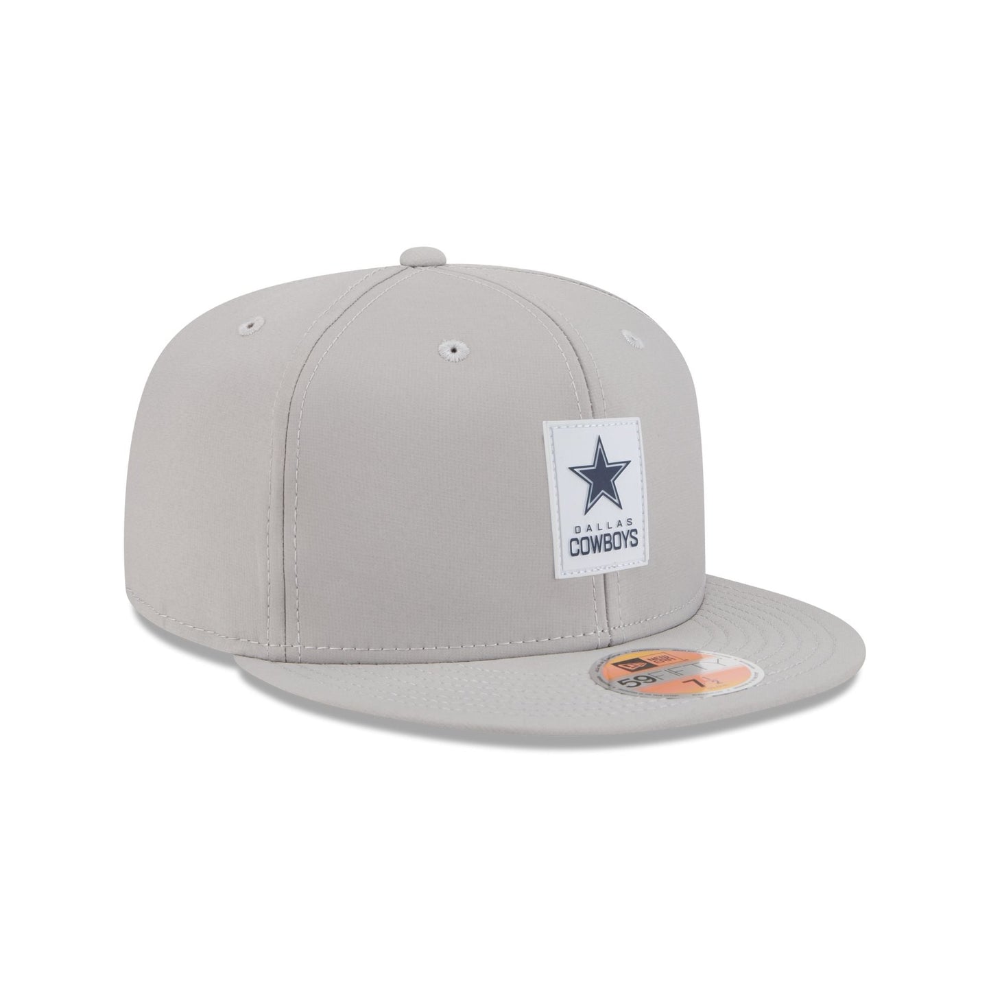 Dallas Cowboys 2025 Sideline Hot Weather Gray 59FIFTY Fitted Hat