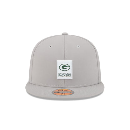 Green Bay Packers 2025 Sideline Hot Weather Gray 59FIFTY Fitted Hat