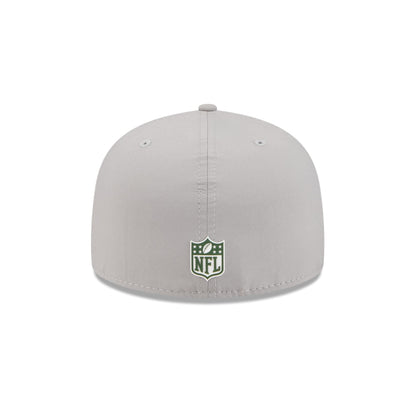 Green Bay Packers 2025 Sideline Hot Weather Gray 59FIFTY Fitted Hat