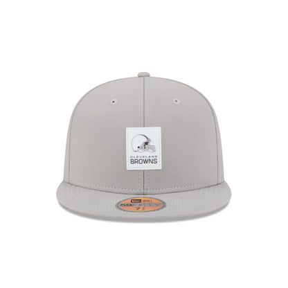 Cleveland Browns 2025 Sideline Hot Weather Gray 59FIFTY Fitted Hat
