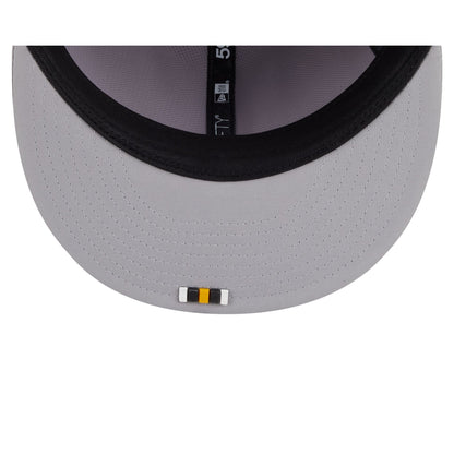 Pittsburgh Steelers 2025 Sideline Hot Weather Gray 59FIFTY Fitted Hat