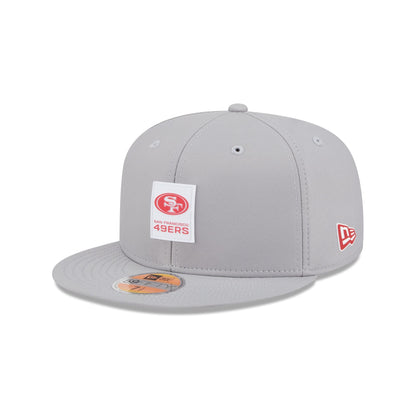 San Francisco 49ers 2025 Sideline Hot Weather Gray 59FIFTY Fitted Hat