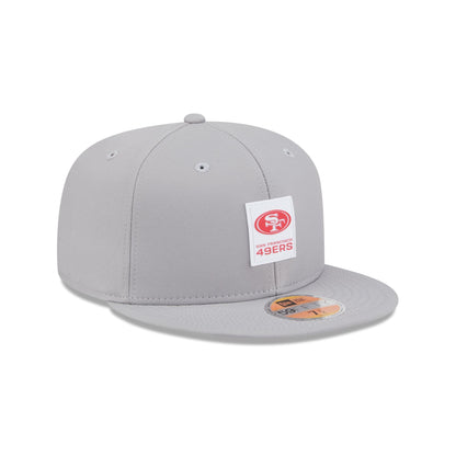 San Francisco 49ers 2025 Sideline Hot Weather Gray 59FIFTY Fitted Hat