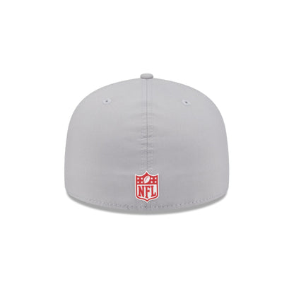 San Francisco 49ers 2025 Sideline Hot Weather Gray 59FIFTY Fitted Hat