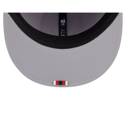 San Francisco 49ers 2025 Sideline Hot Weather Gray 59FIFTY Fitted Hat