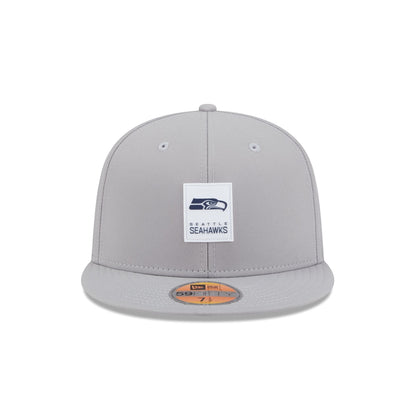Seattle Seahawks 2025 Sideline Hot Weather Gray 59FIFTY Fitted Hat