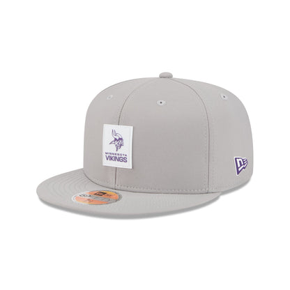 Minnesota Vikings 2025 Sideline Hot Weather Gray 59FIFTY Fitted Hat