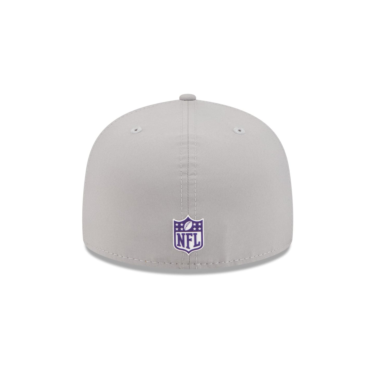 Minnesota Vikings 2025 Sideline Hot Weather Gray 59FIFTY Fitted Hat