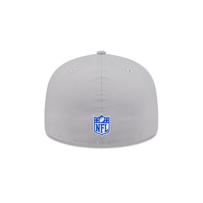 New York Giants 2025 Sideline Hot Weather Gray 59FIFTY Fitted Hat