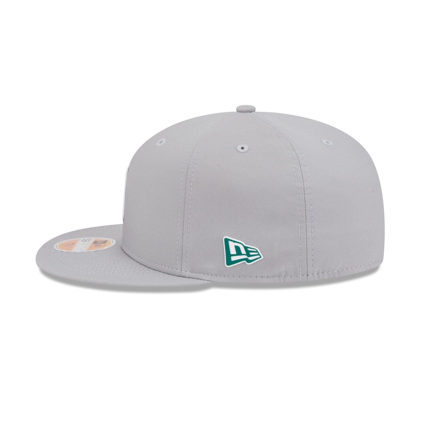 New York Jets 2025 Sideline Hot Weather Gray 59FIFTY Fitted Hat