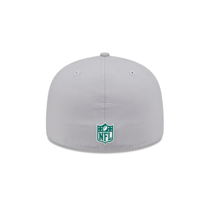 New York Jets 2025 Sideline Hot Weather Gray 59FIFTY Fitted Hat