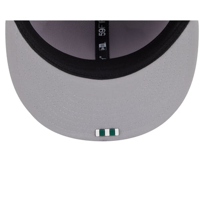 New York Jets 2025 Sideline Hot Weather Gray 59FIFTY Fitted Hat