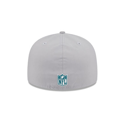 Philadelphia Eagles 2025 Sideline Hot Weather Gray 59FIFTY Fitted Hat