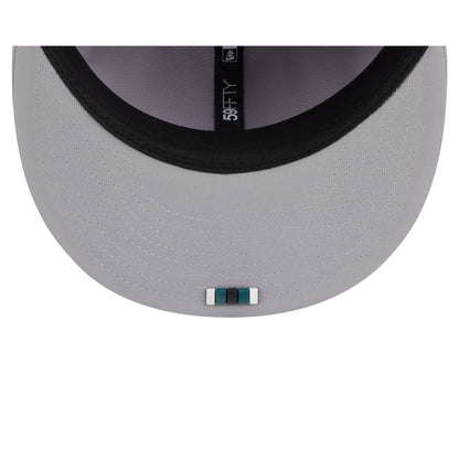 Philadelphia Eagles 2025 Sideline Hot Weather Gray 59FIFTY Fitted Hat