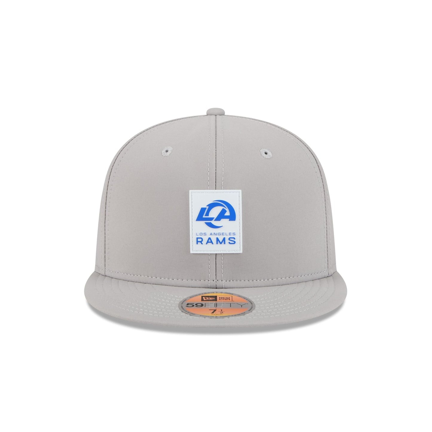 Los Angeles Rams 2025 Sideline Hot Weather Gray 59FIFTY Fitted Hat