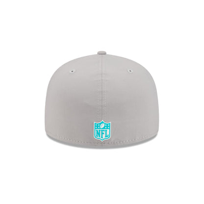 Miami Dolphins 2025 Sideline Hot Weather Gray 59FIFTY Fitted Hat