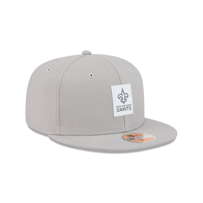 New Orleans Saints 2025 Sideline Hot Weather Gray 59FIFTY Fitted Hat