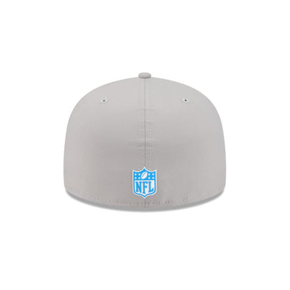 Los Angeles Chargers 2025 Sideline Hot Weather Gray 59FIFTY Fitted Hat