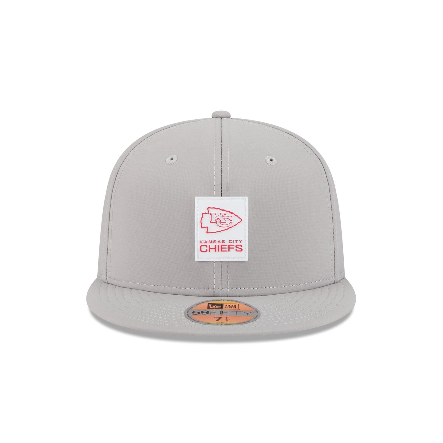 Kansas City Chiefs 2025 Sideline Hot Weather Gray 59FIFTY Fitted Hat