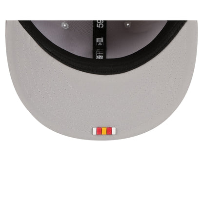 Kansas City Chiefs 2025 Sideline Hot Weather Gray 59FIFTY Fitted Hat