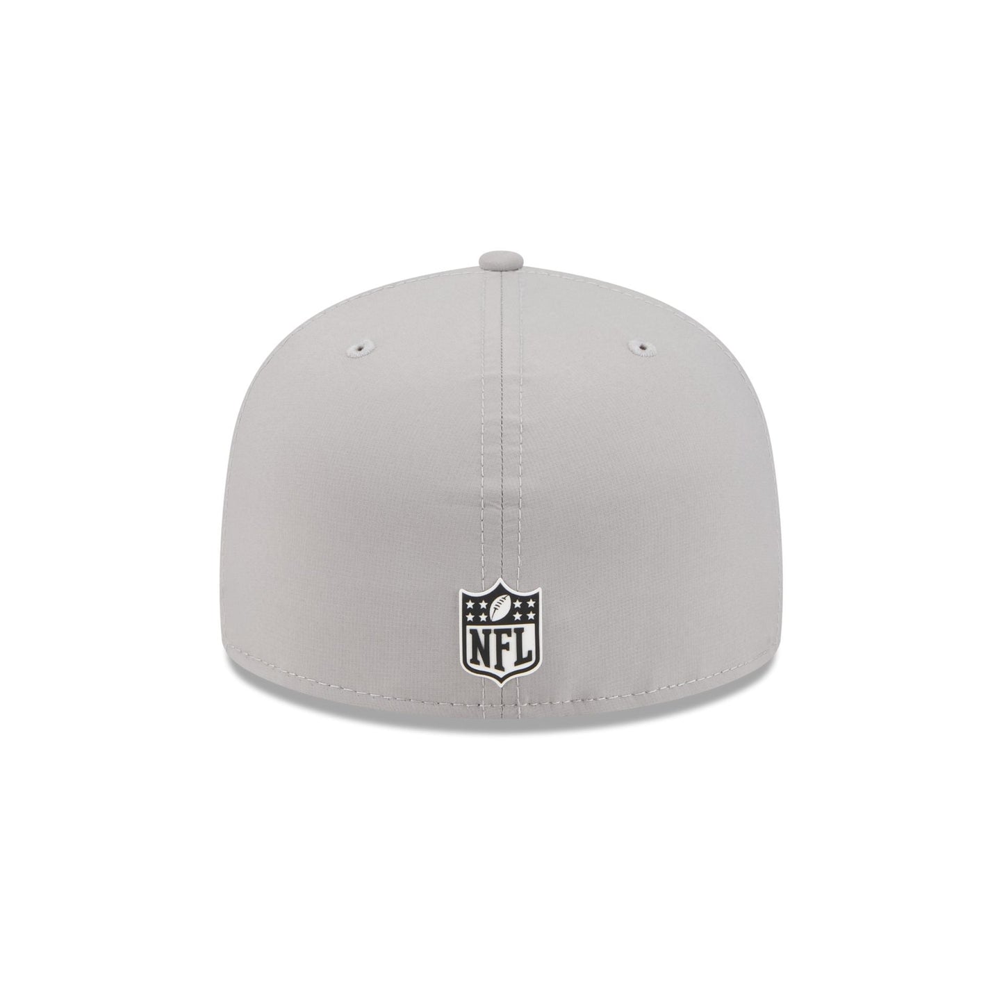 Las Vegas Raiders 2025 Sideline Hot Weather Gray 59FIFTY Fitted Hat