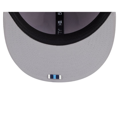 Tennessee Titans 2025 Sideline Hot Weather Gray 59FIFTY Fitted Hat