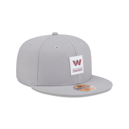 Washington Commanders 2025 Sideline Hot Weather Gray 59FIFTY Fitted Hat
