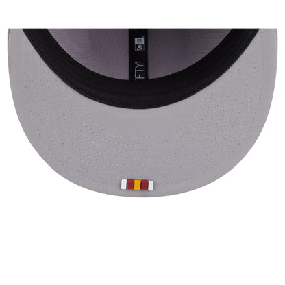 Washington Commanders 2025 Sideline Hot Weather Gray 59FIFTY Fitted Hat
