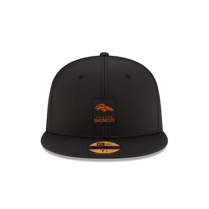 Denver Broncos 2025 Sideline Hot Weather Black 59FIFTY Fitted Hat