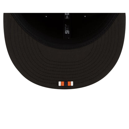 Denver Broncos 2025 Sideline Hot Weather Black 59FIFTY Fitted Hat