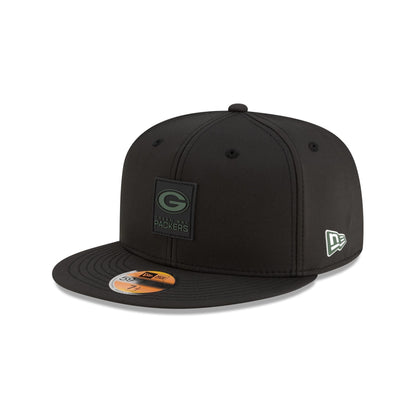 Green Bay Packers 2025 Sideline Hot Weather Black 59FIFTY Fitted Hat